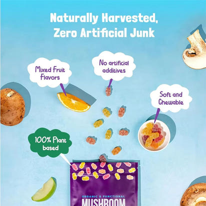 Organic Nootropic Mushroom Gummies™