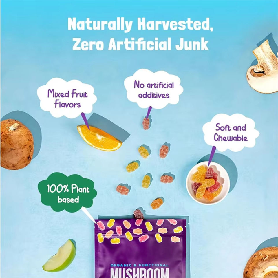 Organic Nootropic Mushroom Gummies™