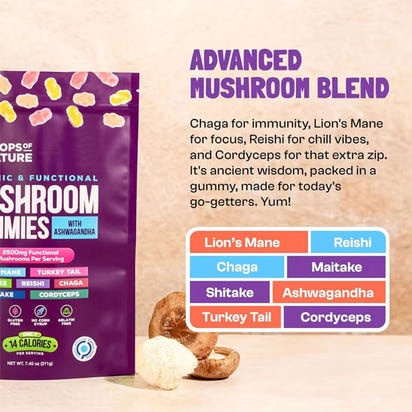 Organic Nootropic Mushroom Gummies™